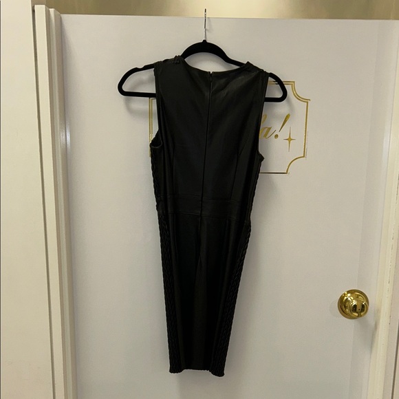 Zara Textured Black Midi Dress - Picture 3 of 3
